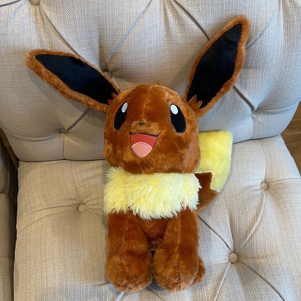 Build A Pokemon Eevee 16" Plush Stuffed Animal